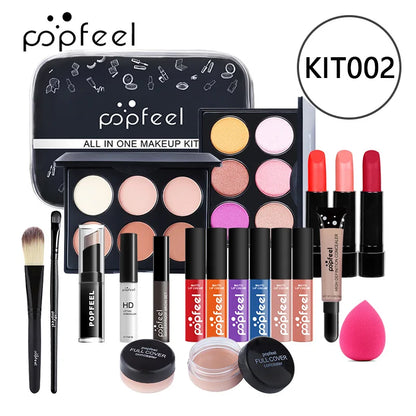 Christmas Makeup Gift Box Foundation Eyeshadow Powder Long Lasting Lip Ink 27 Pieces Birthday Gifts Makeup for Women Full Kit - Shello's Creative Boutique
