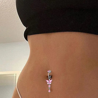 Clip-On Copper Belly Button Ring – Fake Navel Jewellery