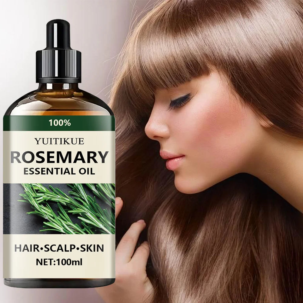 100% Pure Rosemary Essential Oil - Hair, Scalp & Skin Aromatherapy (100g) - Shello's Creative Boutique
