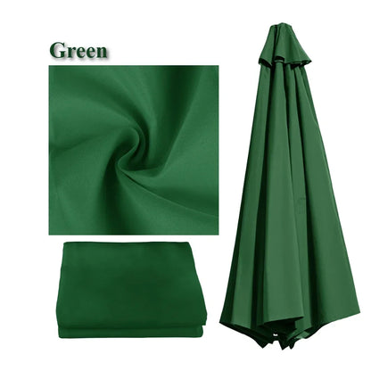 Parasol Replacement Cover – PU-Coated Oxford Waterproof Canopy for 6 & 8 Rib Garden Parasols