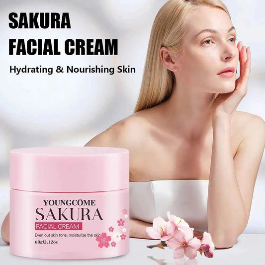 Sakura Blossom Retinol Collagen anti-aging Face Cream Facial Care Cream deeply nourishes Suitable for dry and rough skin