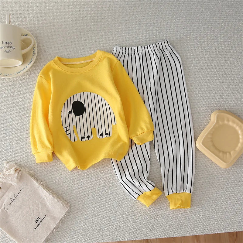 Kids Clothes Children Sets Children's Clothing Boys Girls CottonAutumn winter Clothing Pants Sleepwear Underwear Christmas Gift Shello's Creative Boutique