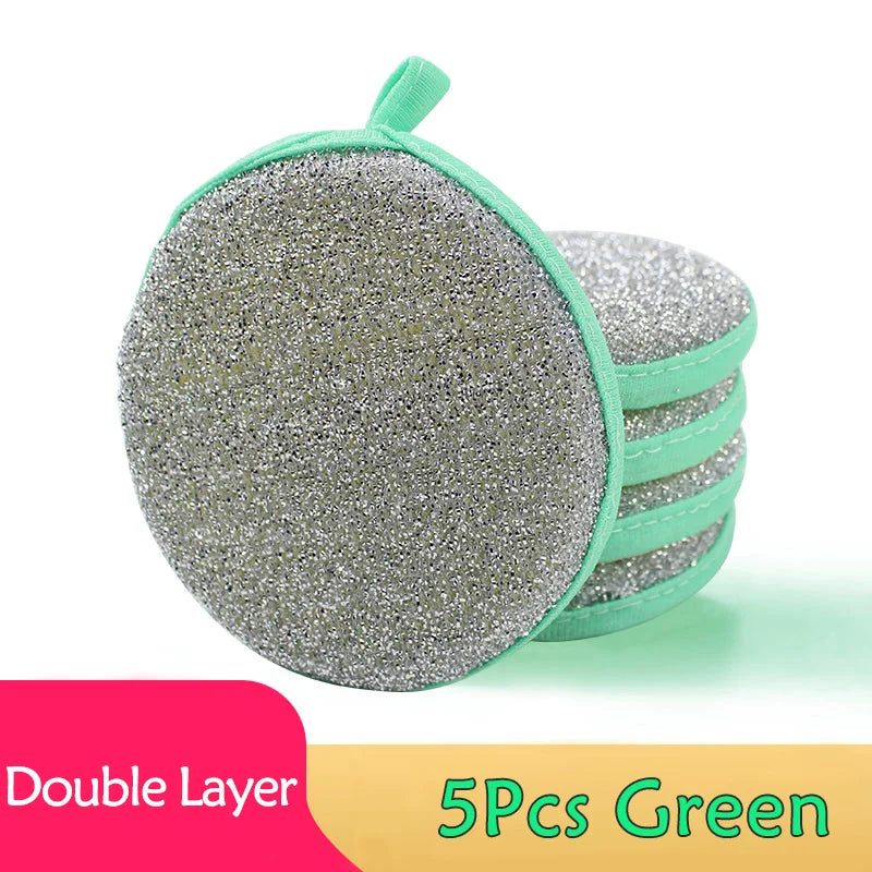 Double-Sided Dishwashing Sponges - Eco-Friendly Kitchen Cleaning