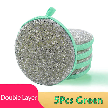 Double-Sided Dishwashing Sponges - Eco-Friendly Kitchen Cleaning