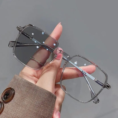 Photochromic Anti Radiation Glasses - Metal Frame Blue Light Blocking Eyewear - Shello's Creative Boutique