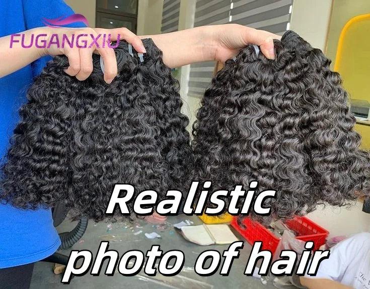 100g Curly Hair Bundles - Remy Water Wave Human Hair Weave Extensions - Shello's Creative Boutique