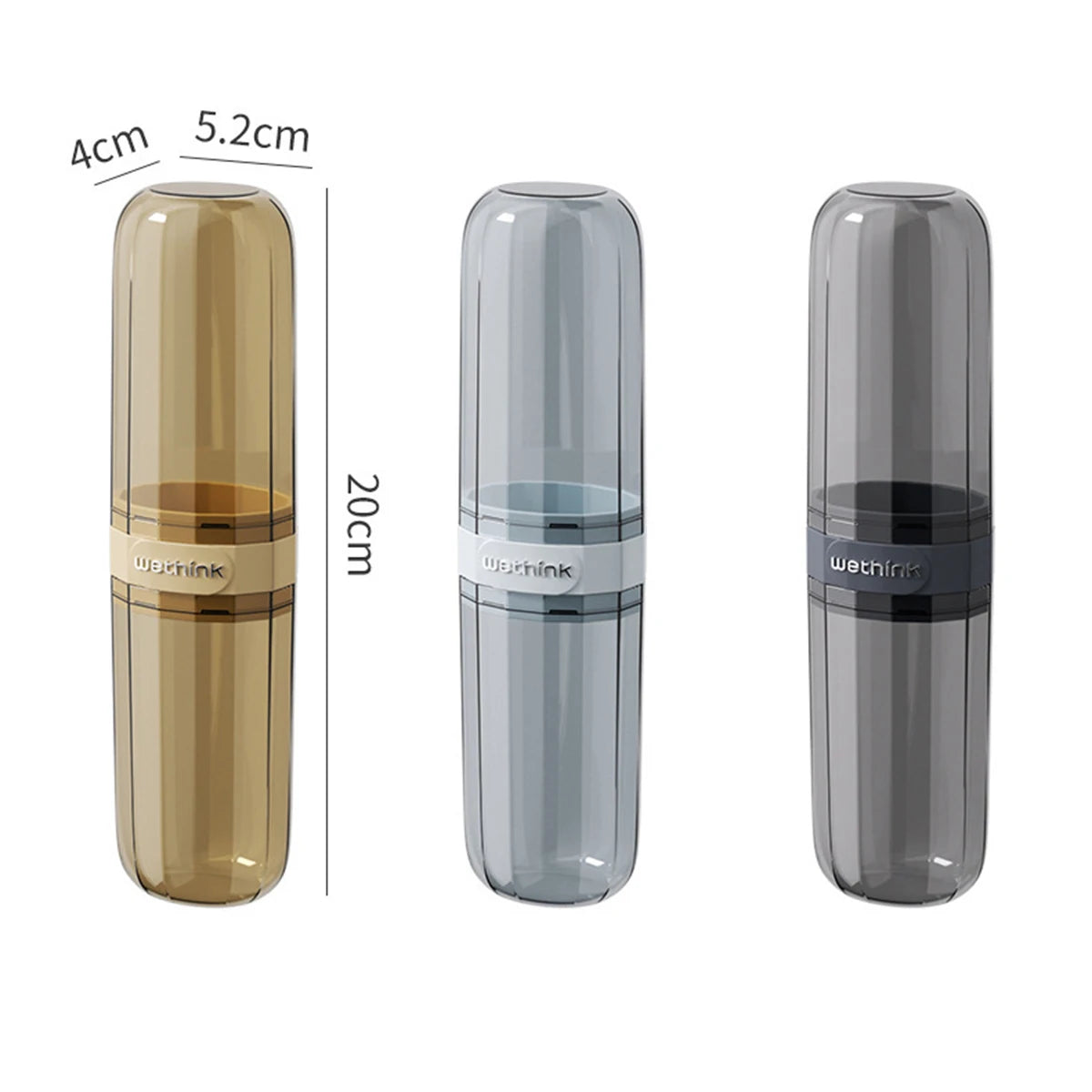 Portable Toothpaste Toothbrush Protect Holder Case Travel Camping Storage Box Protect Toothbrush Toothpaste from Dirt and Damage - Shello's Creative Boutique