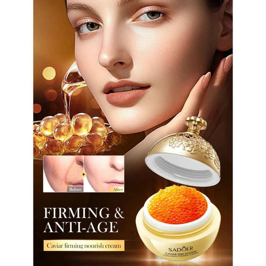 SADOER Caviar DNA Sodium Collagen Frming Cream for Moisturizing Nourish Anti-age Skin Care 30g