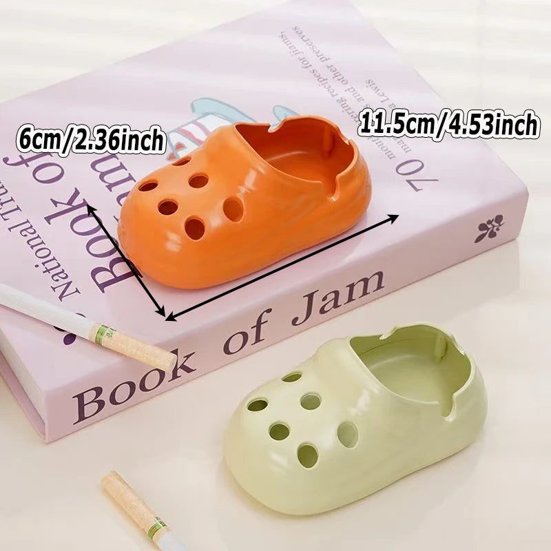 Cute Shoe Ashtray – Flame Retardant Anti-Fly Ash PP Ashtray for Home, Office & Hotel