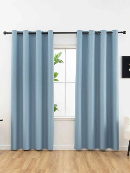 Solid Blackout Curtains with Grommets - Total Privacy Drapes for Bedroom - Shello's Creative Boutique