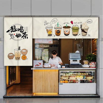 Custom Kitchen Door Curtain - Restaurant & Commercial Partition Curtain