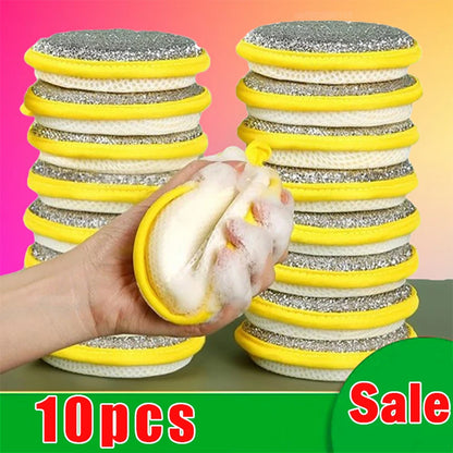 Double-Sided Dishwashing Sponges - Eco-Friendly Kitchen Cleaning