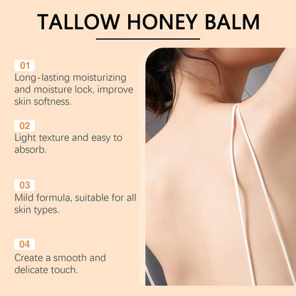 Tallow Honey Cream Glow Hydrating Skin Improve Elasticity Soft Bleaching Improve Dullness Firming Face Body Moisturizer Lotion - Shello's Creative Boutique