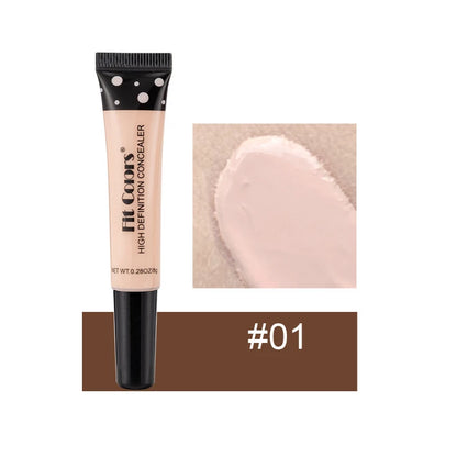 Nude Makeup Facial Foundation Waterproof Cover Blemish Base Fluid Concealer Oil Control Lasting Brighten Skin BB Cream Cosmetics - Shello's Creative Boutique