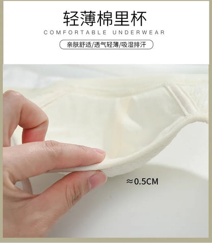 YSANSCA Women’s Seamless Sport Lingerie Set – Wire-Free Push-Up Bralette & Sexy Low Waist Panties