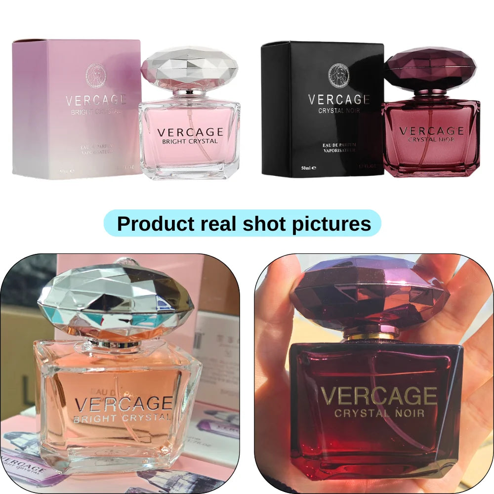 Osmanthus, Peony, and Pomegranate Fragrance Perfume for Women - Crystal Diamond Series, Light and Elegant Scent parfum - Shello's Creative Boutique
