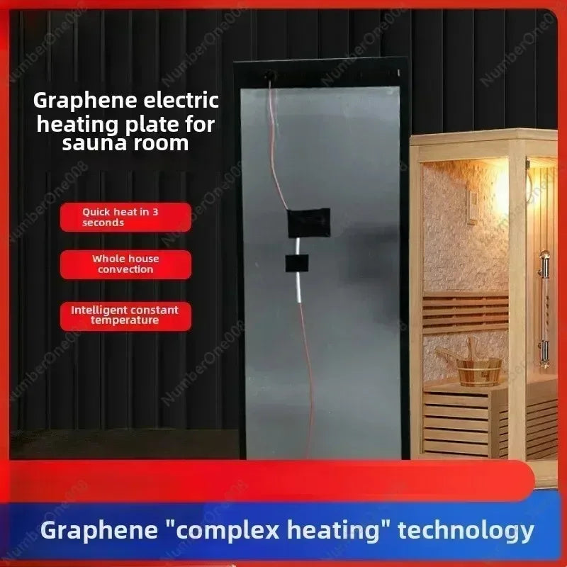 Far Infrared Carbon Crystal Heating Panel – Wall & Ceiling Sauna Heater, 110V/220V/240V