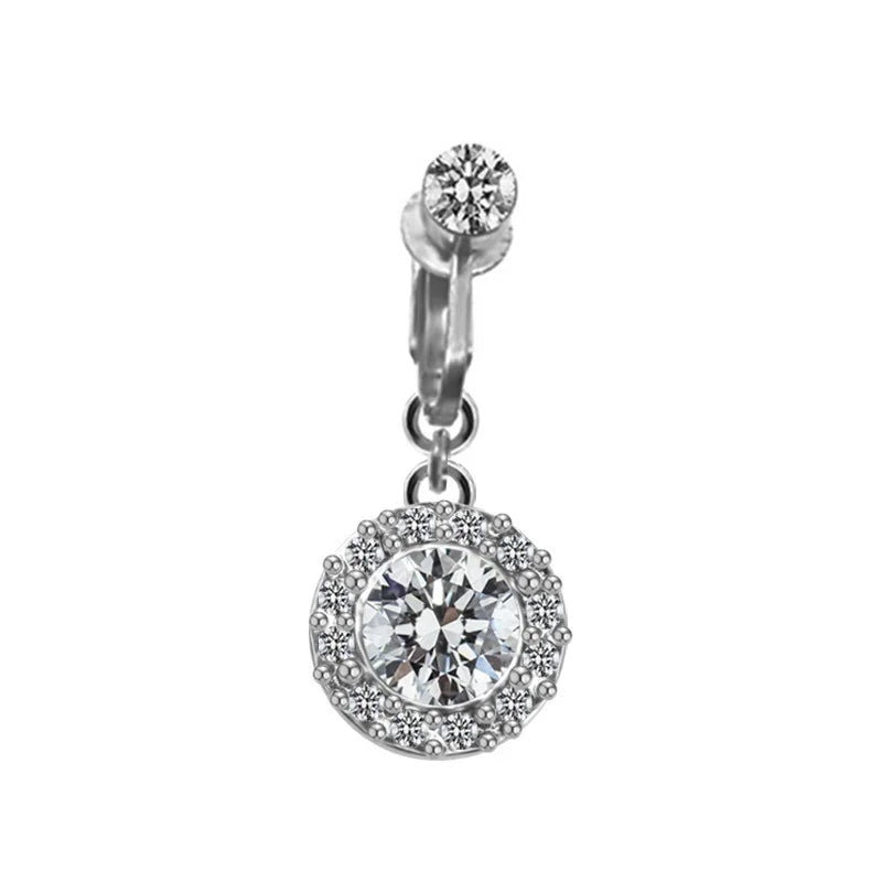 Non-Piercing Belly Button Ring – Cat, Dragon & Butterfly Styles