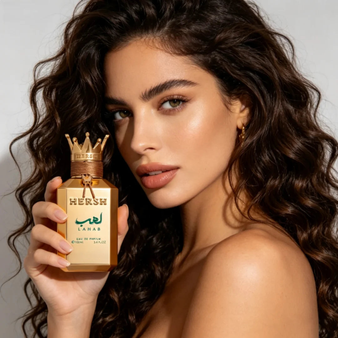 Luxury Fragrance Hersh Lahab Perfume Oud 3.4 oz 100ml EDP Spray, Long Lasting Cologne Luxury Gold Crown Perfume - Shello's Creative Boutique