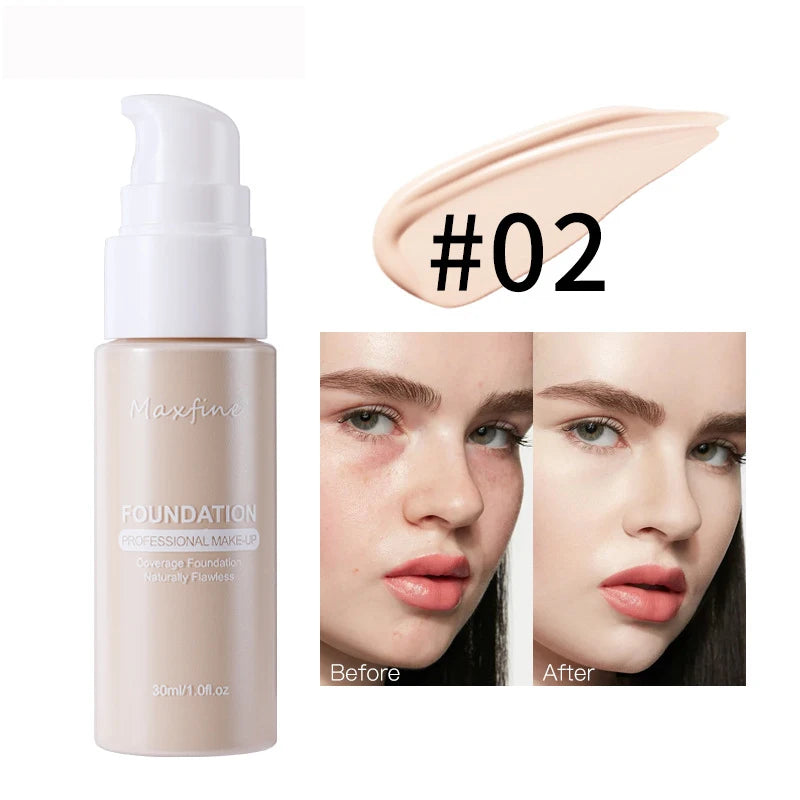 Liquid Foundation – 12 Numbered Options