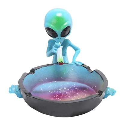 Alien Ashtray – Creative Sci-Fi Cigarette Tray for Home, Office & Party Décor