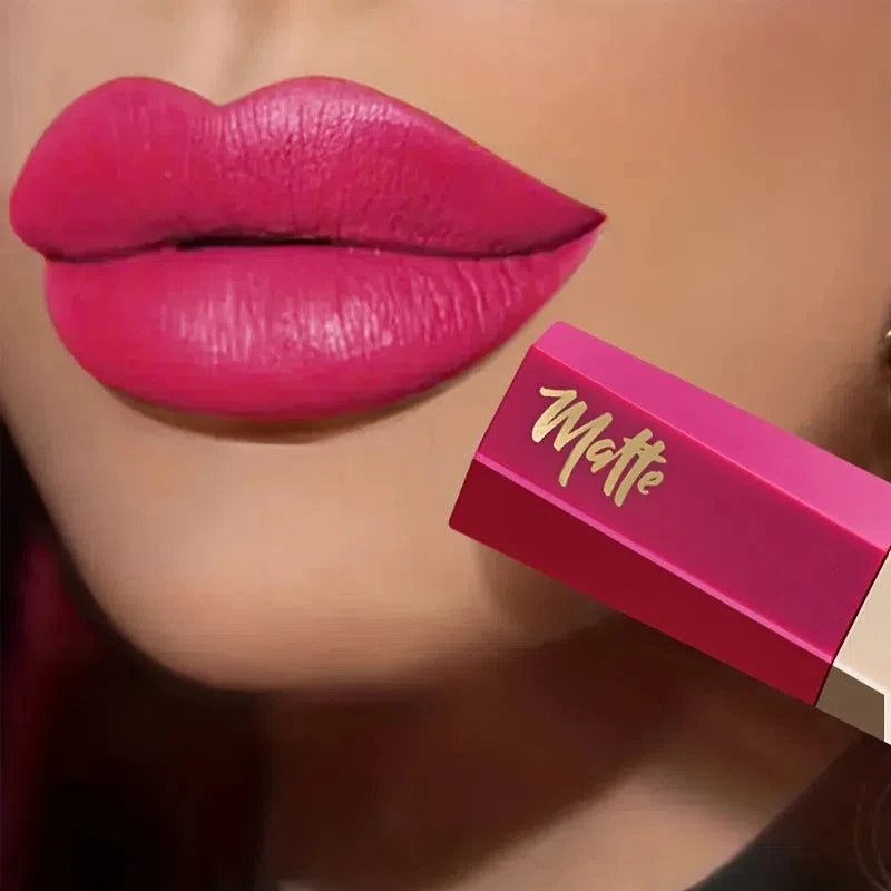 Luxury Long-lasting Waterproof Velvet Matte Liquid Lipstick - Hydrating, High Pigment, Smudge-proof, Lightweight - Shello's Creative Boutique