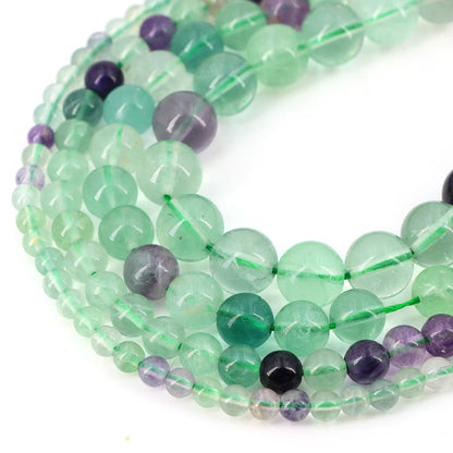 Natural Stone Beads for Jewellery Making – Blue Tiger Eye, Amethyst & Rose Quartz | 4/6/8/10mm
