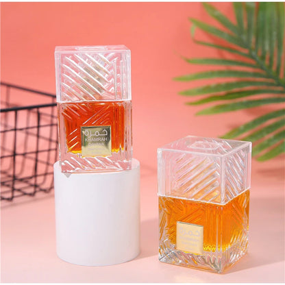 Khamrah عطر Perfume Eau De Toilette Gift Box 100ml Unisex Arabian Oud Scent Gourmand Fragrance Long Lasting Perfume For Unisex - Shello's Creative Boutique