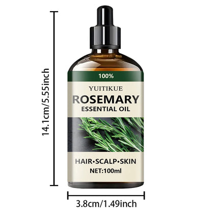 100% Pure Rosemary Essential Oil - Hair, Scalp & Skin Aromatherapy (100g) - Shello's Creative Boutique