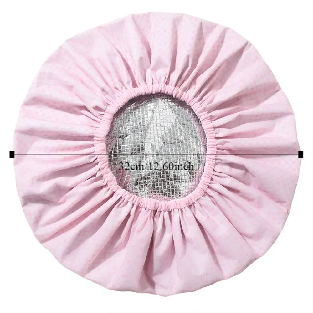 Self-Heating Steam Hair Mask Cap – Tin Foil Shower Cap for Deep Conditioning & Hair Treatment
