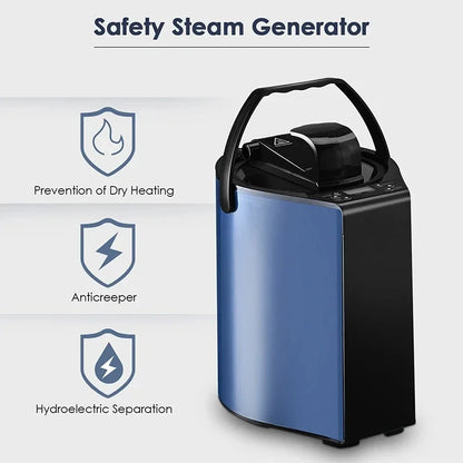 Portable 3L Steam Sauna Tent – 1000W Foldable Home Spa with Remote Control & Chair