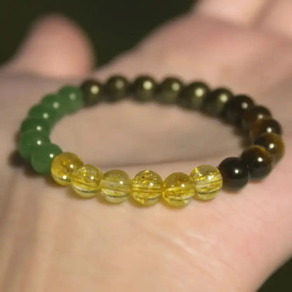 Natural Stone Beaded Bracelet with Gift Card – Meaningful Gift Set