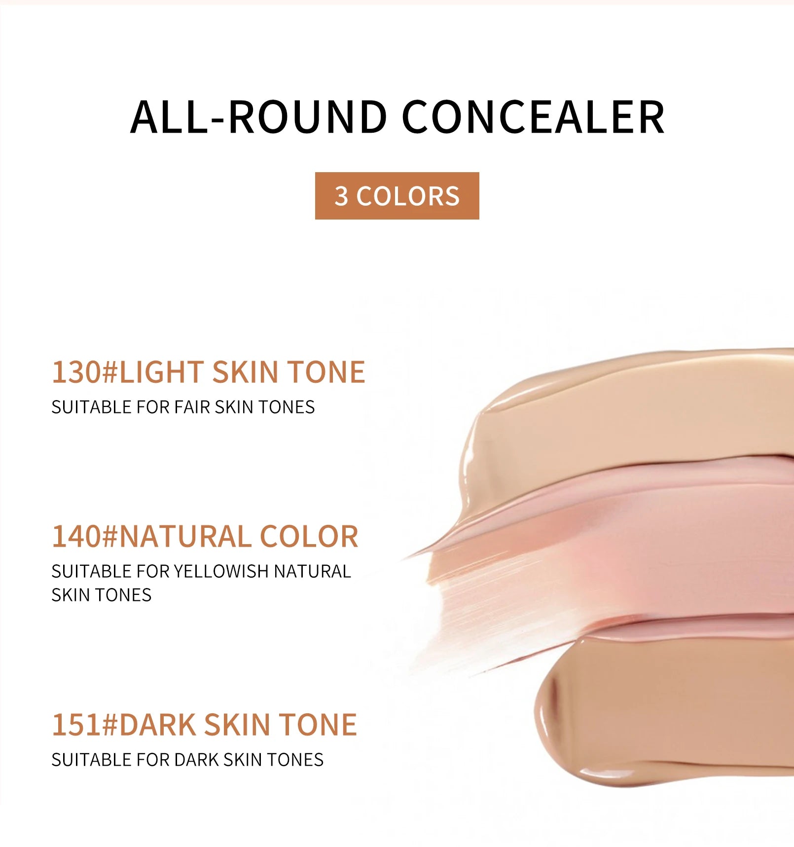 High Coverage Concealer - Waterproof Foundation BB Cream for Dark Circles & Blemishes - Shello's Creative Boutique