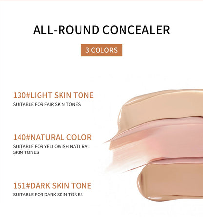High Coverage Concealer - Waterproof Foundation BB Cream for Dark Circles & Blemishes - Shello's Creative Boutique