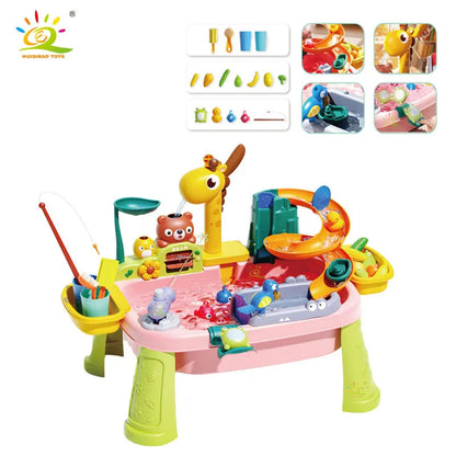Children's kitchen toys electric fun water play water wash basin fishing dishwashing home role-playing baby early education toys Shello's Creative Boutique