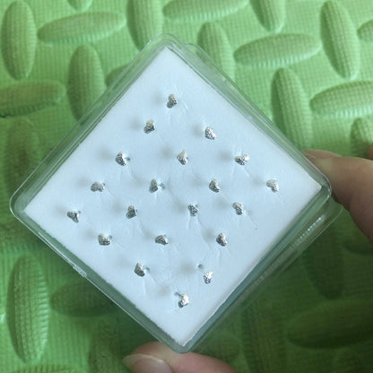 Heart-Shaped Body Piercing Jewellery for Nose, Tongue & Lip
