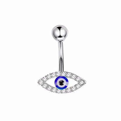 Pink Stainless Steel Belly Button Ring – Animal & Butterfly Styles