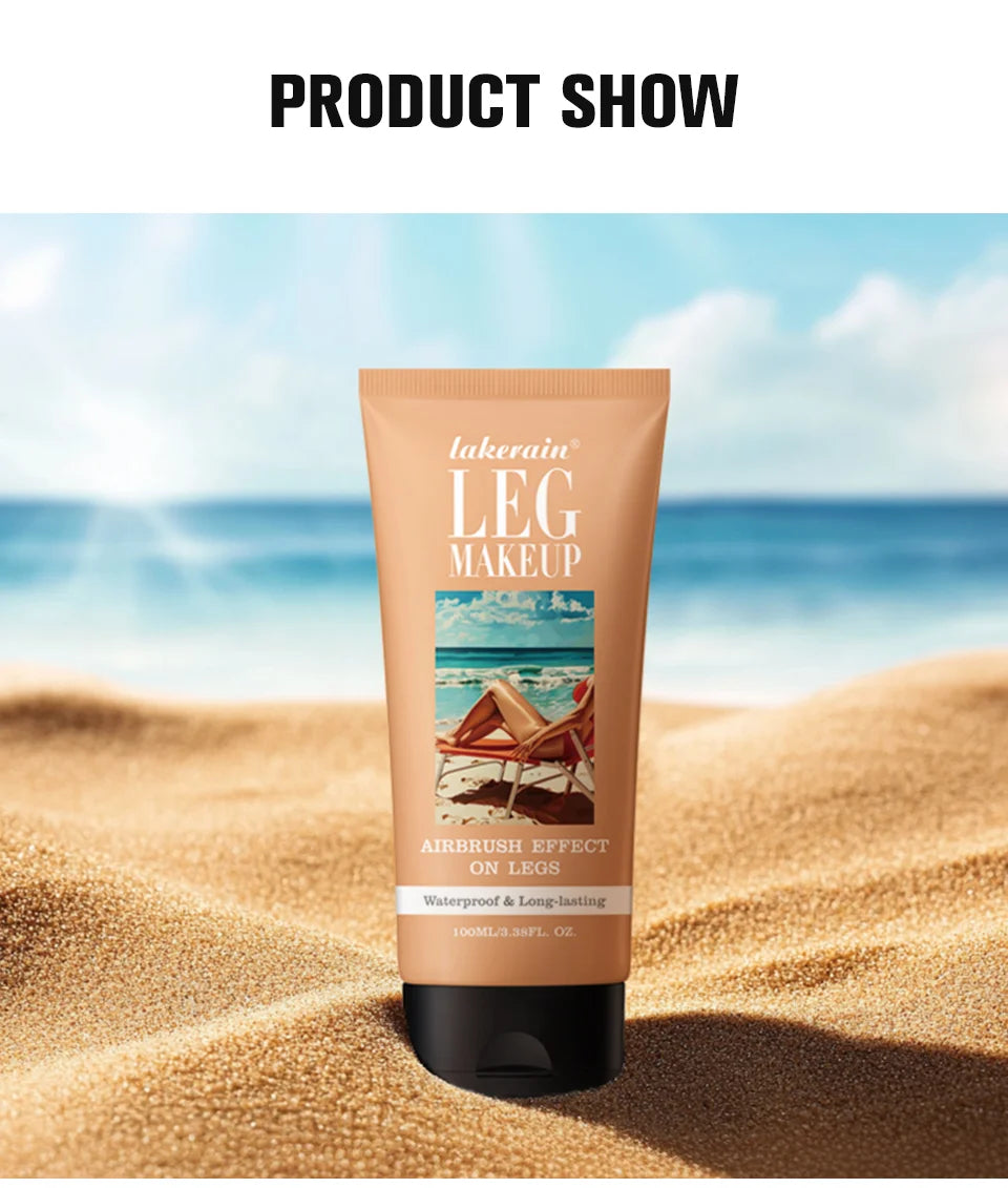 100ml Leg Makeup Long-lasting Waterproof And Anti-Transfer Concealer Even Skin Tone Wheat Tan Brown Liquid Foundation - Shello's Creative Boutique