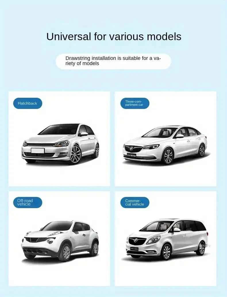 Summer Car Sunshade Curtains  , Blocks UV Rays, Keeps Interior Cool, and Protects from Fading - Durable and Easy to Install