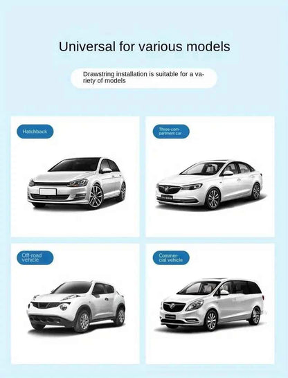 Summer Car Sunshade Curtains  , Blocks UV Rays, Keeps Interior Cool, and Protects from Fading - Durable and Easy to Install