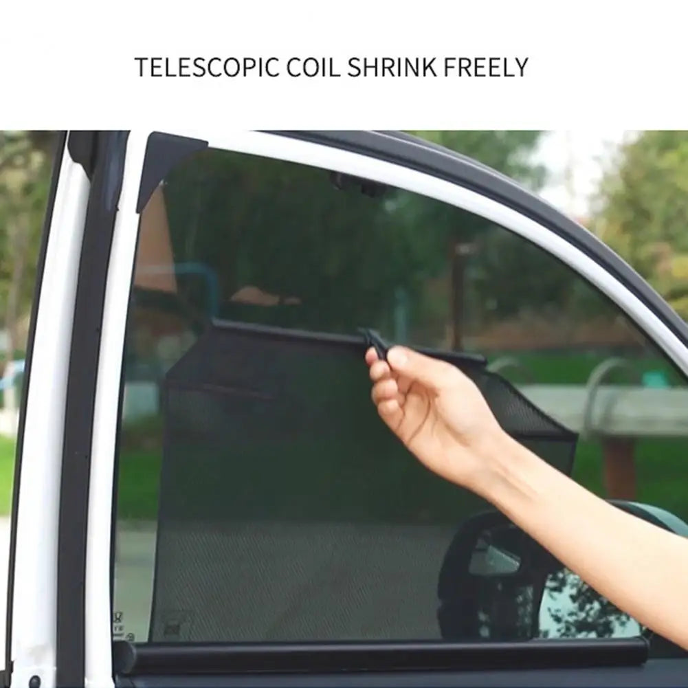 Automatic Car Window Curtains - Retractable Sunshade - Shello's Creative Boutique