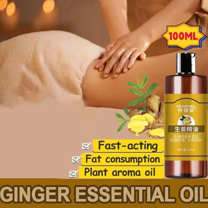 EELHOE Ginger Essential Oil – Hydrating Body & Face Cream for Massage & Relaxation (100ml) - Shello's Creative Boutique