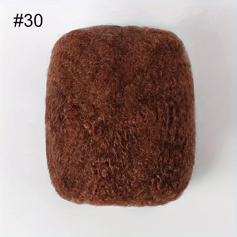 Afro Kinky Bulk 100% Human Hair Extensions Reggae Dirty Braids 8 Inches 30g/pc Brazilian Natural Crochet Hair Dreadlocks Shello's Creative Boutique