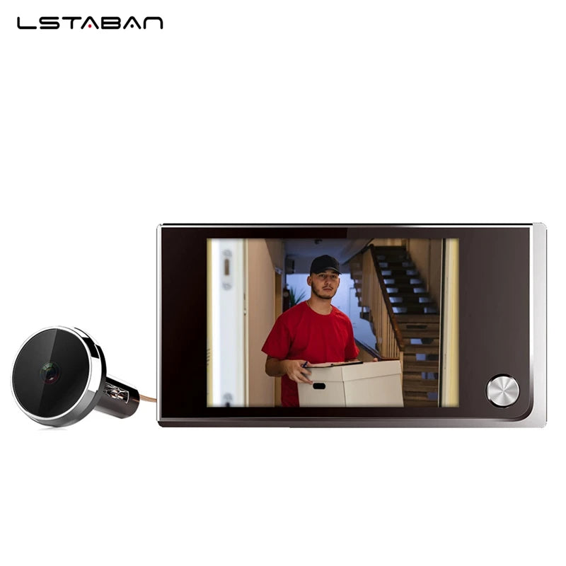 3.5 Inch LCD HD Door Peephole Camera with 120° Wide Angle & 2MP CMOS Sensor