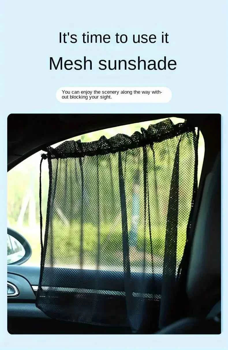Summer Car Sunshade Curtains  , Blocks UV Rays, Keeps Interior Cool, and Protects from Fading - Durable and Easy to Install