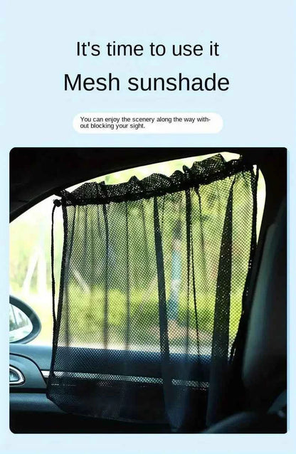Summer Car Sunshade Curtains  , Blocks UV Rays, Keeps Interior Cool, and Protects from Fading - Durable and Easy to Install