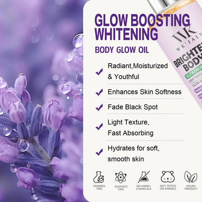 WK JALY Whitening Essential Body Oil Series, Clean Skin, Moisturizing, Nourishing, Remove Acne, Black Spots, for All Skin Types - Shello's Creative Boutique