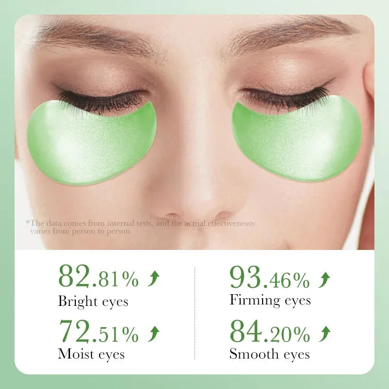 60pcs Aloe Vera Collagen Eye Mask Anti Dark Circles Eyes Bags Moisturizing Anti-Wrinkles Eye Patches Eyes Skin Care Products - Shello's Creative Boutique