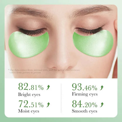 60pcs Aloe Vera Collagen Eye Mask Anti Dark Circles Eyes Bags Moisturizing Anti-Wrinkles Eye Patches Eyes Skin Care Products - Shello's Creative Boutique