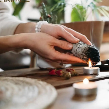 White Sage & Palo Santo Smudge Sticks Set - Natural Purification - Shello's Creative Boutique